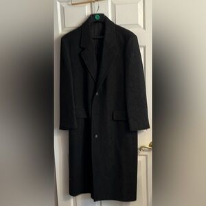 London Fog Men’s long wool coat